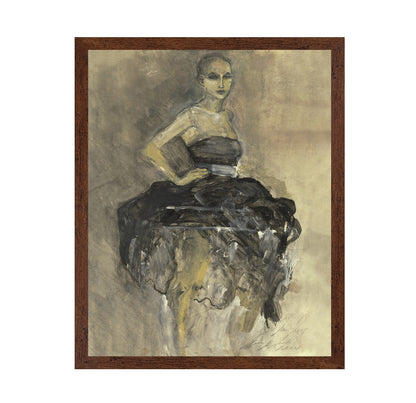 Elegant Seated Figure