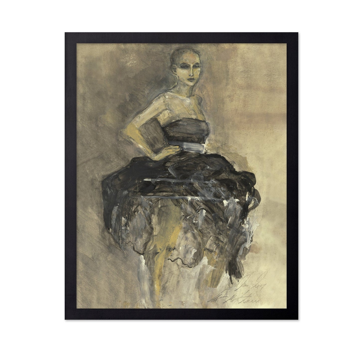 Elegant Seated Figure