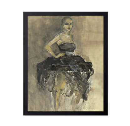 Elegant Seated Figure
