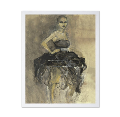 Elegant Seated Figure