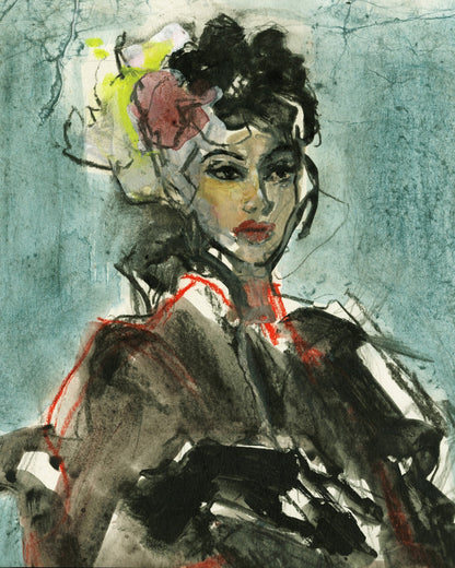 Expressive Female Portrait No2