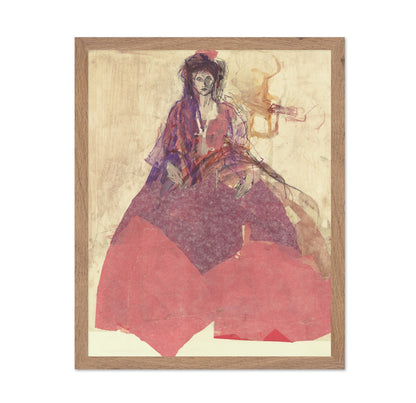 Purple Dress Figure