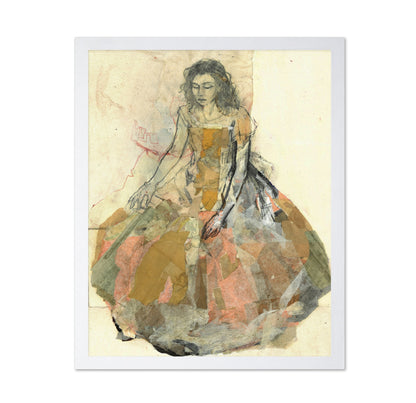 Seated Collage Figure