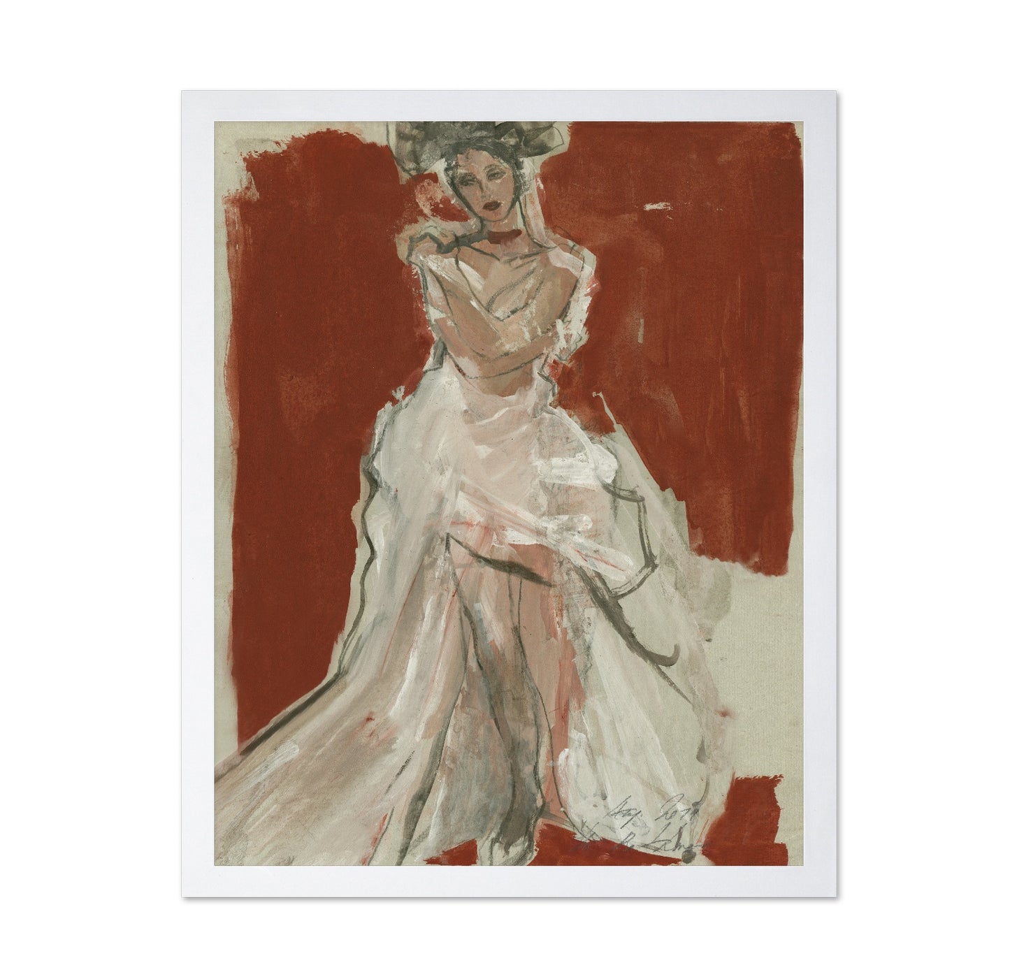 White Dress Portrait