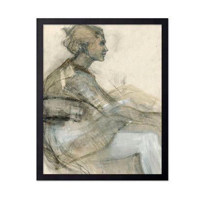Seated Figure Sketch Study