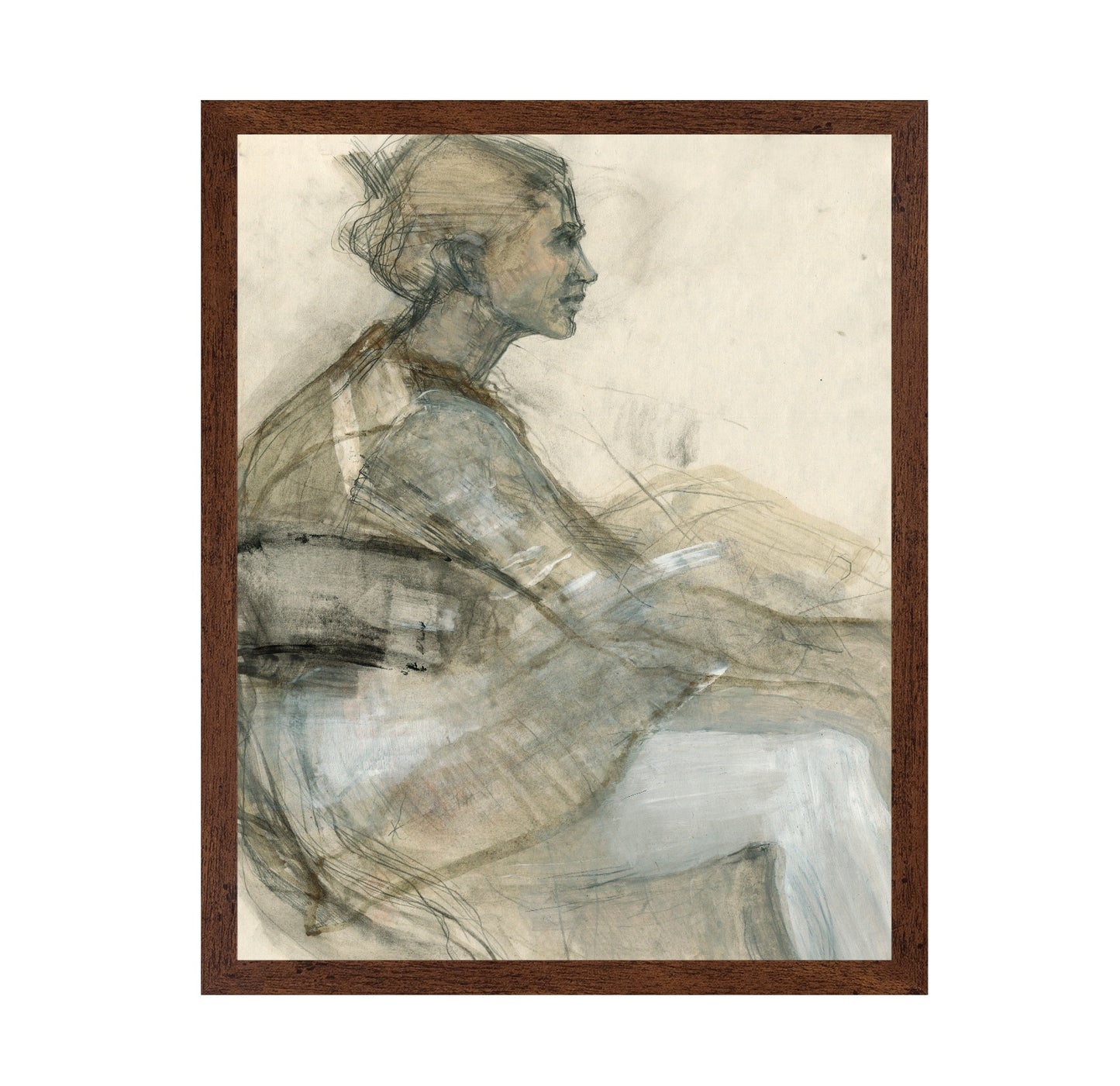 Seated Figure Sketch Study
