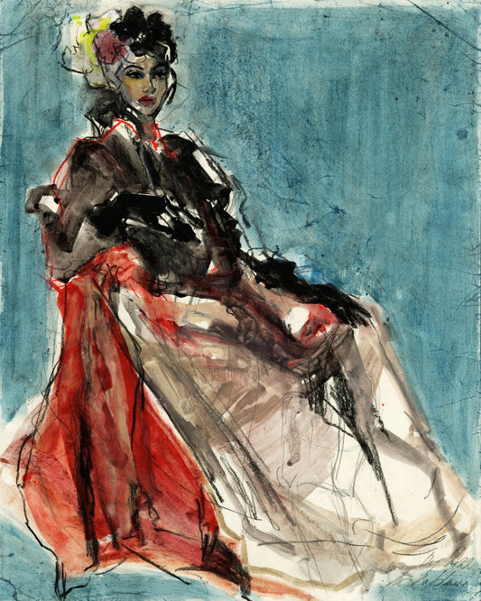Reclining Fashion Figure