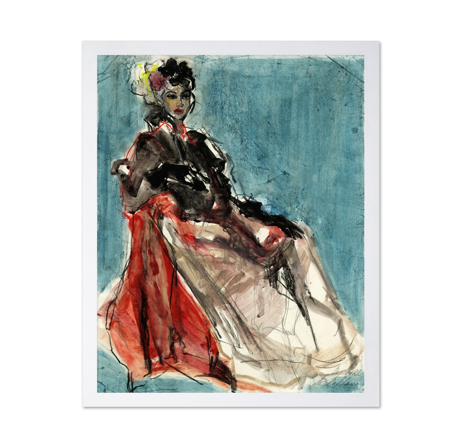 Reclining Fashion Figure