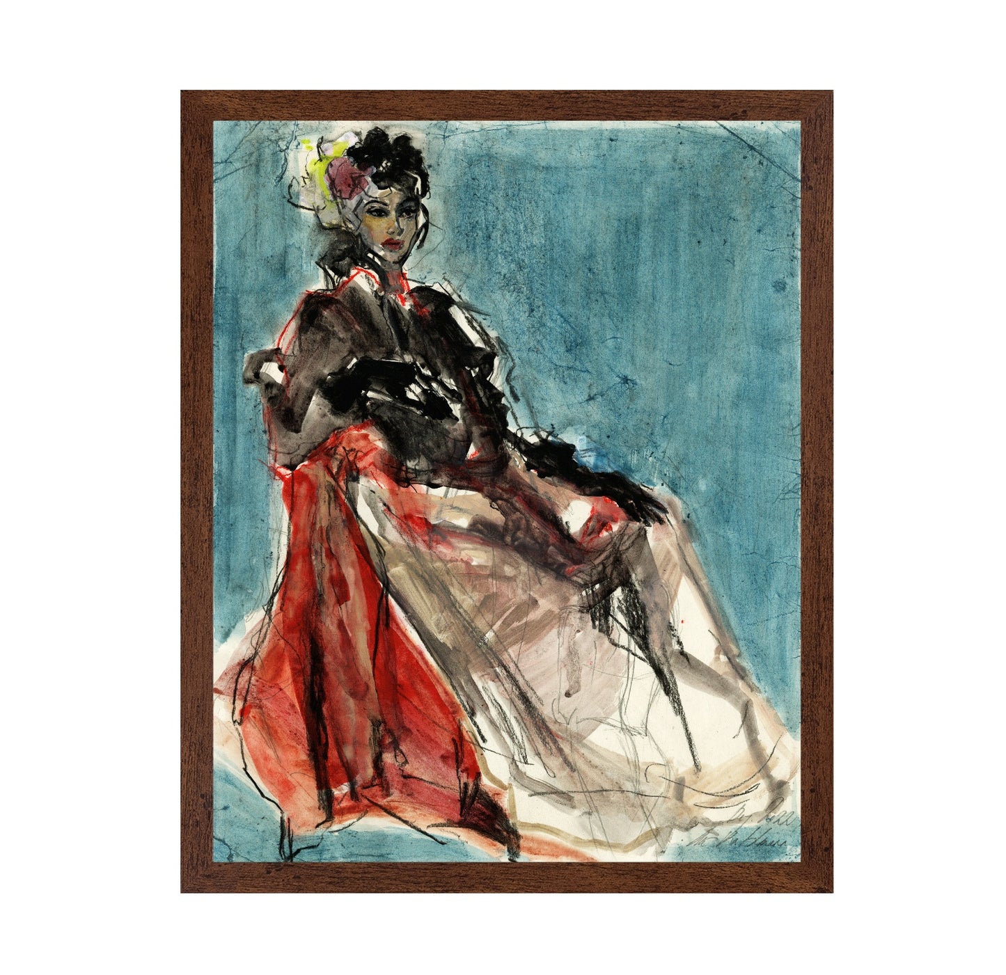 Reclining Fashion Figure