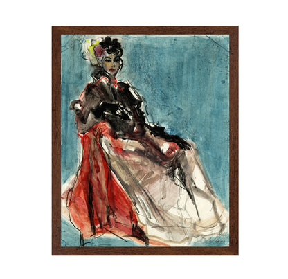 Reclining Fashion Figure