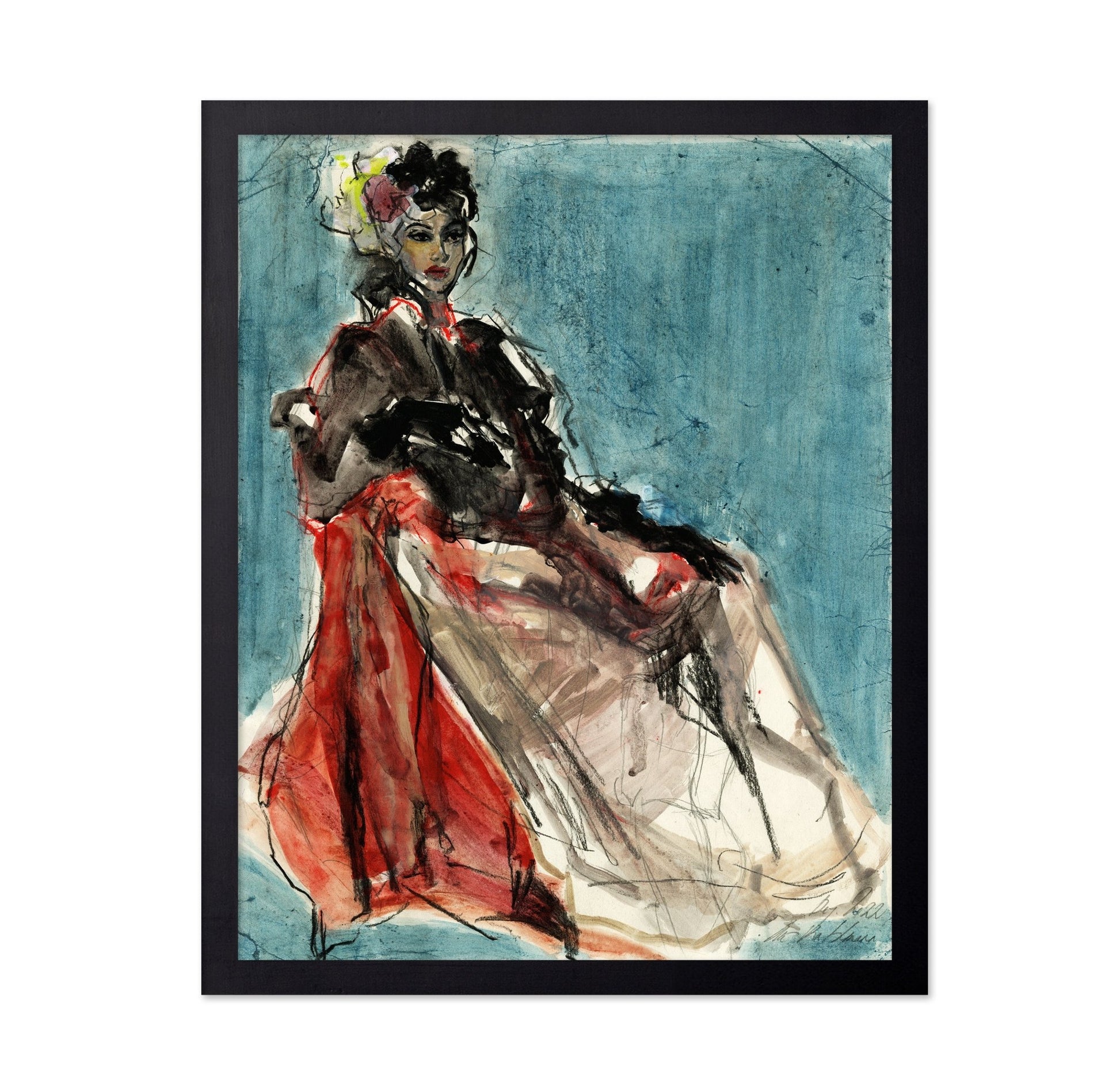 Reclining Fashion Figure