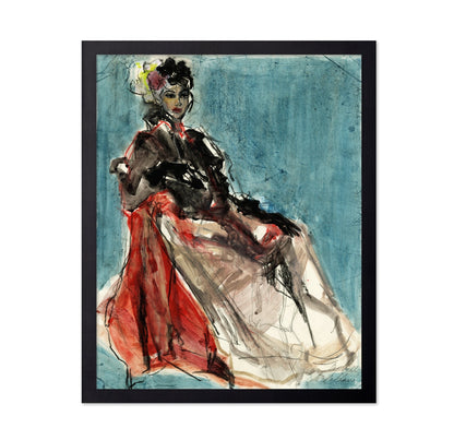 Reclining Fashion Figure