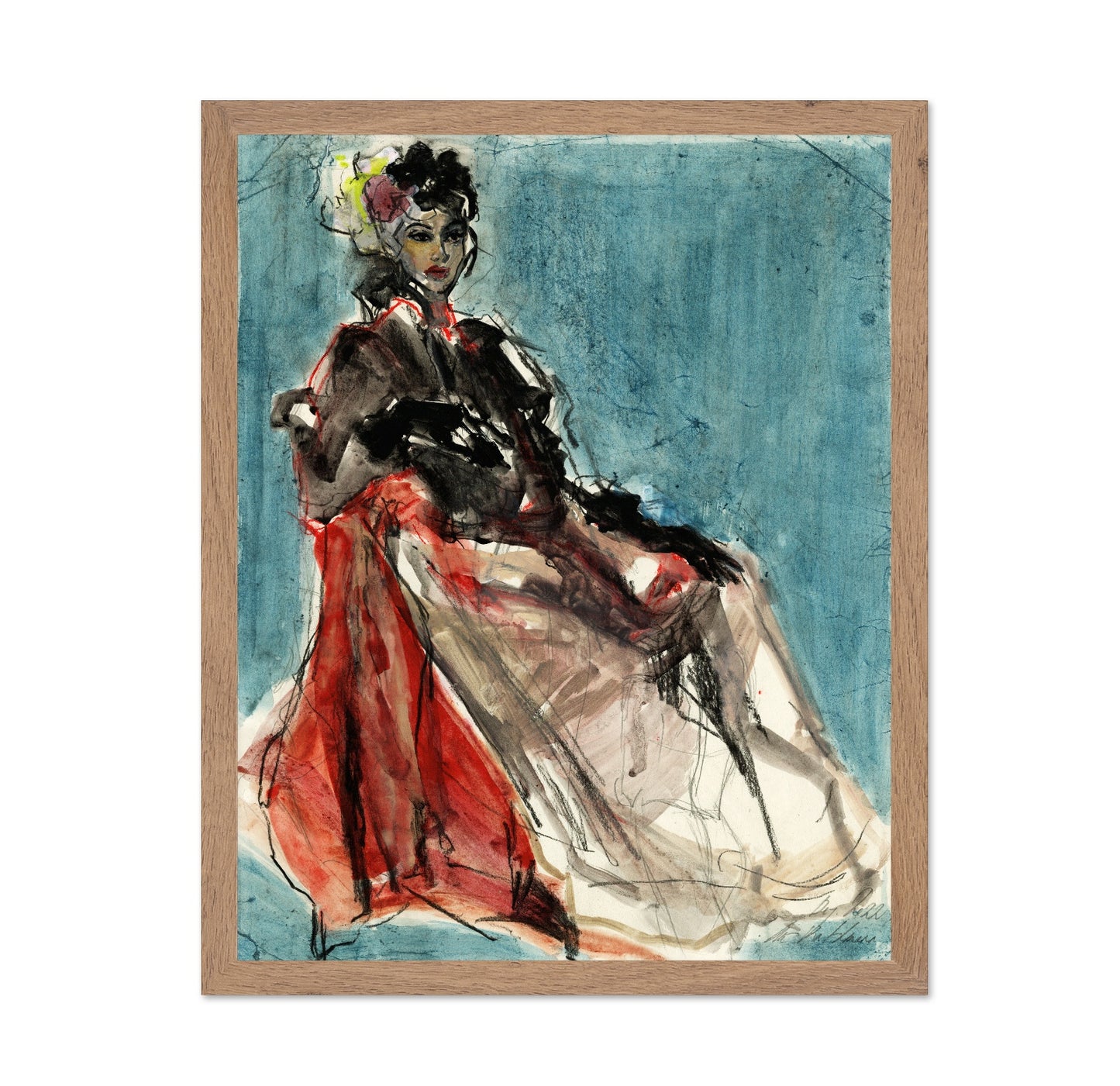 Reclining Fashion Figure