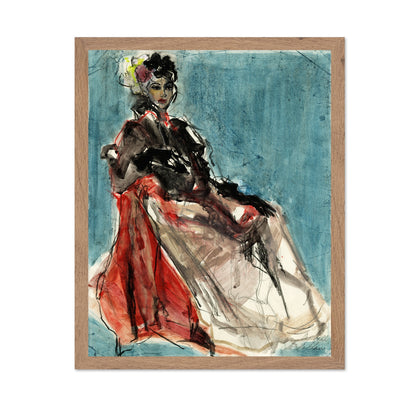 Reclining Fashion Figure