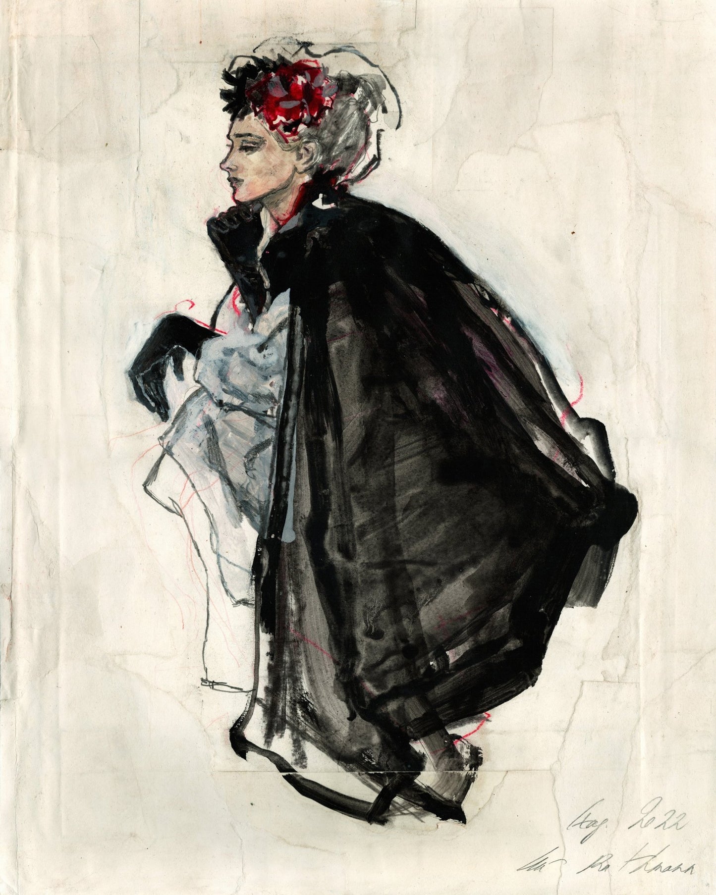 Black Cloak Figure