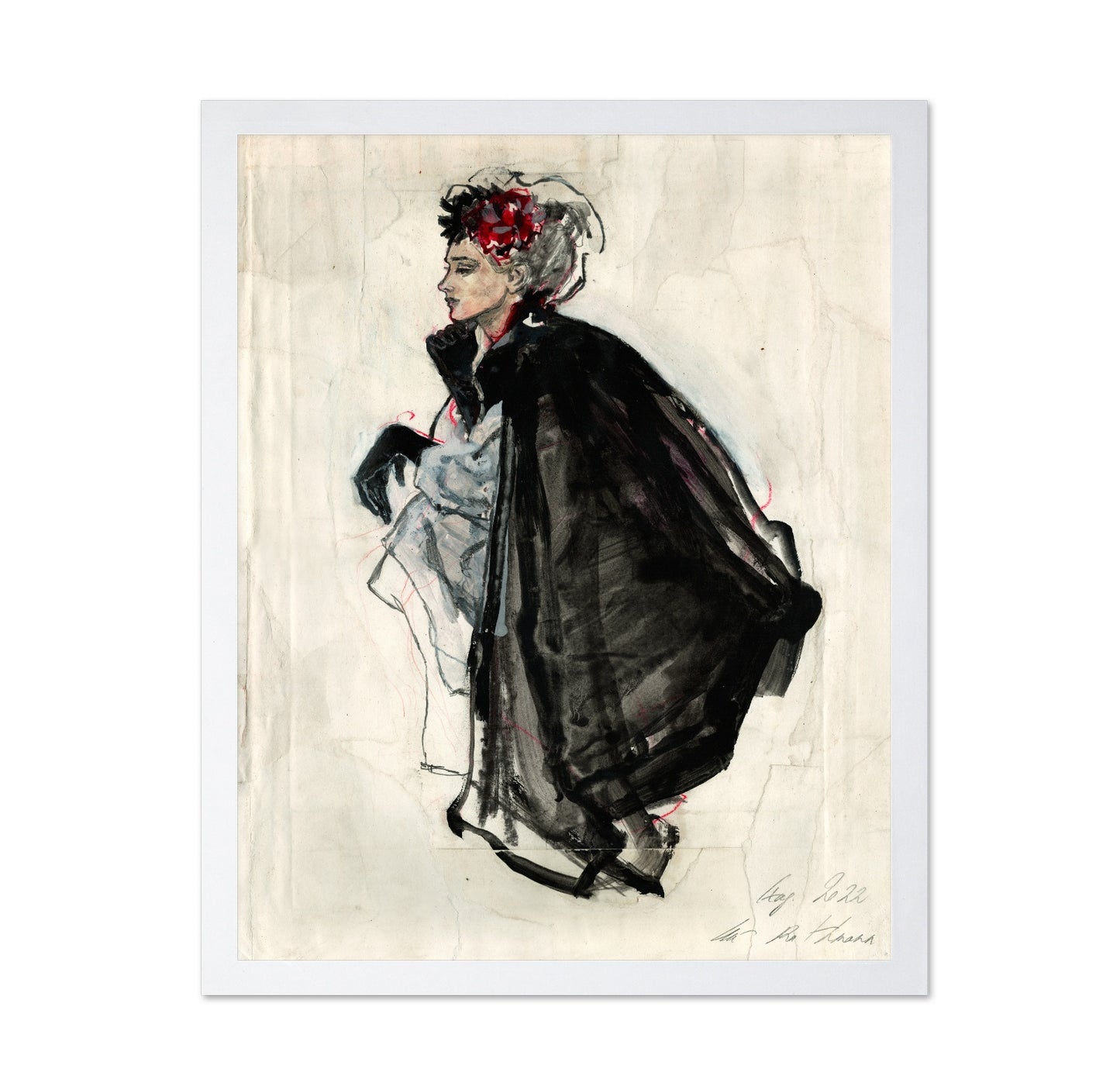 Black Cloak Figure