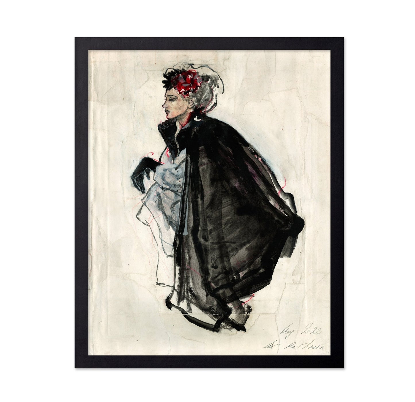 Black Cloak Figure