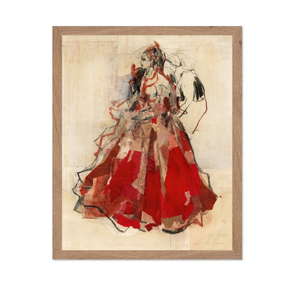 Red Collage Dress