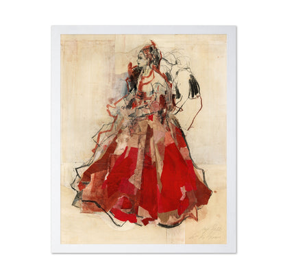 Red Collage Dress