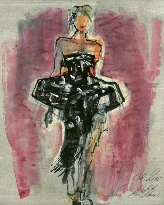 Black Dress Figure