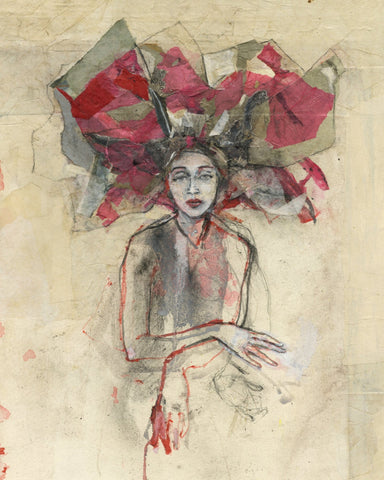Floral Head Figure