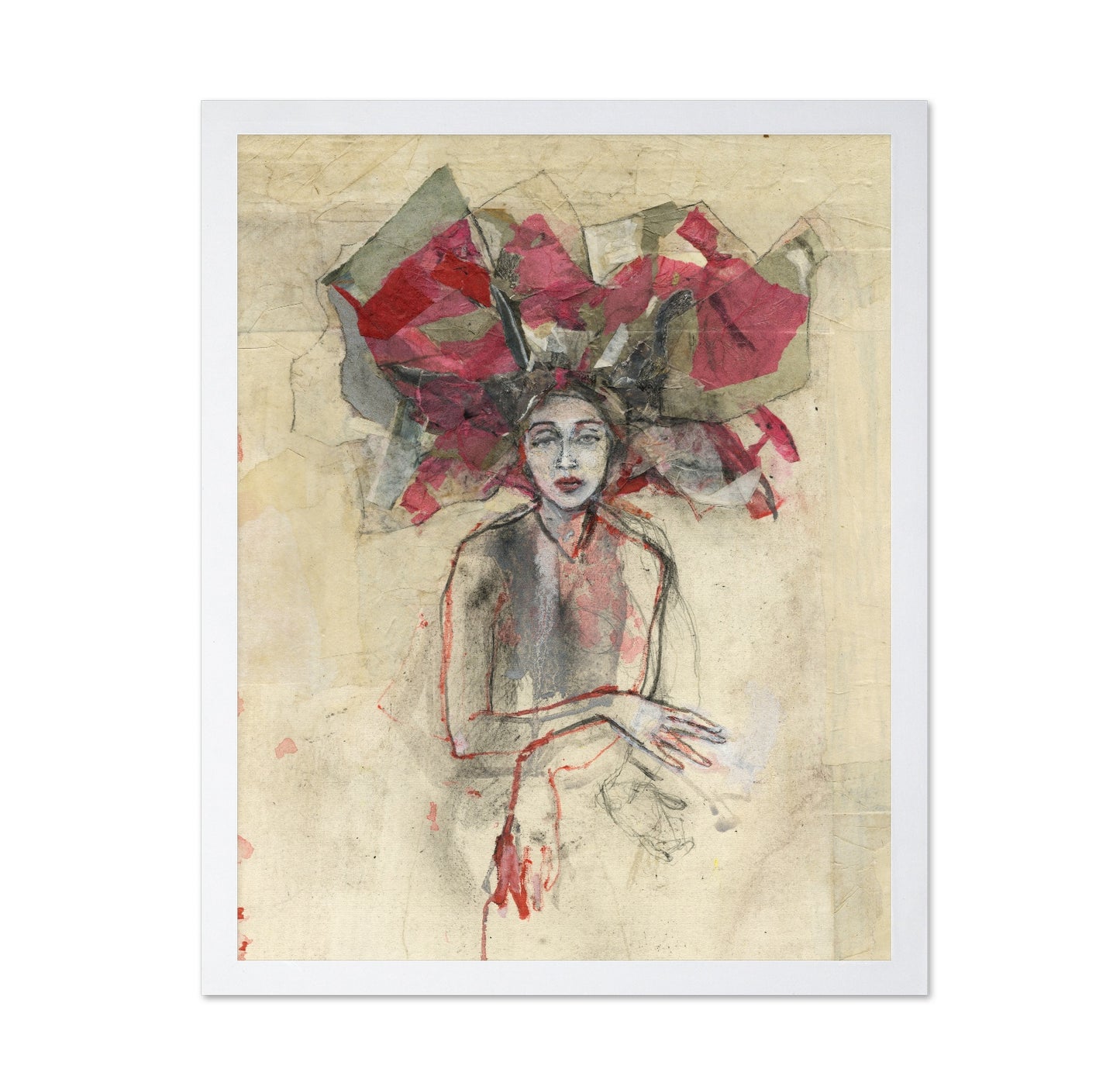 Floral Head Figure