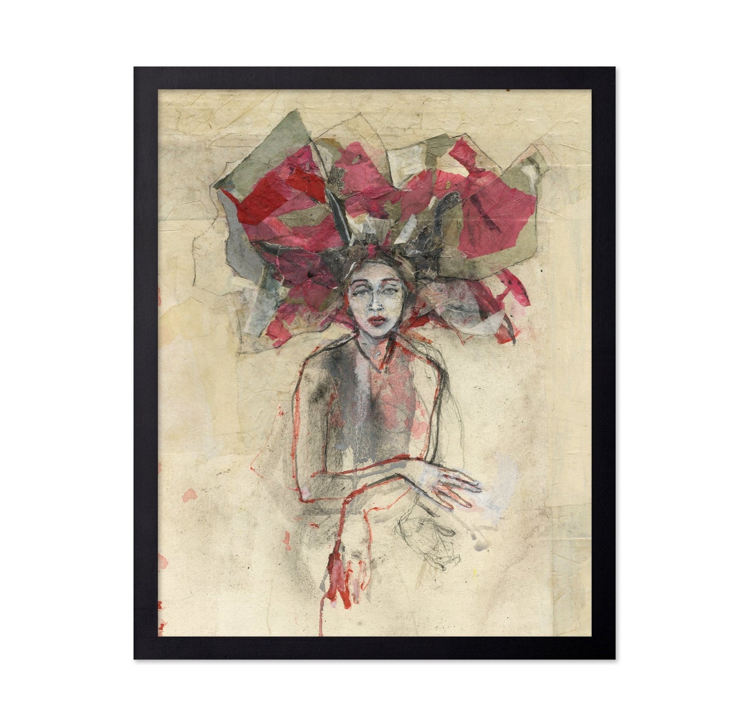 Floral Head Figure