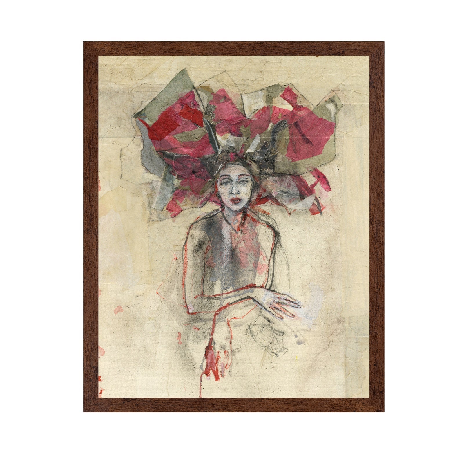 Floral Head Figure