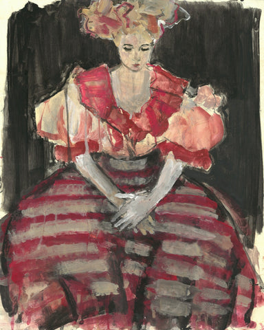 Red Dress Portrait No1