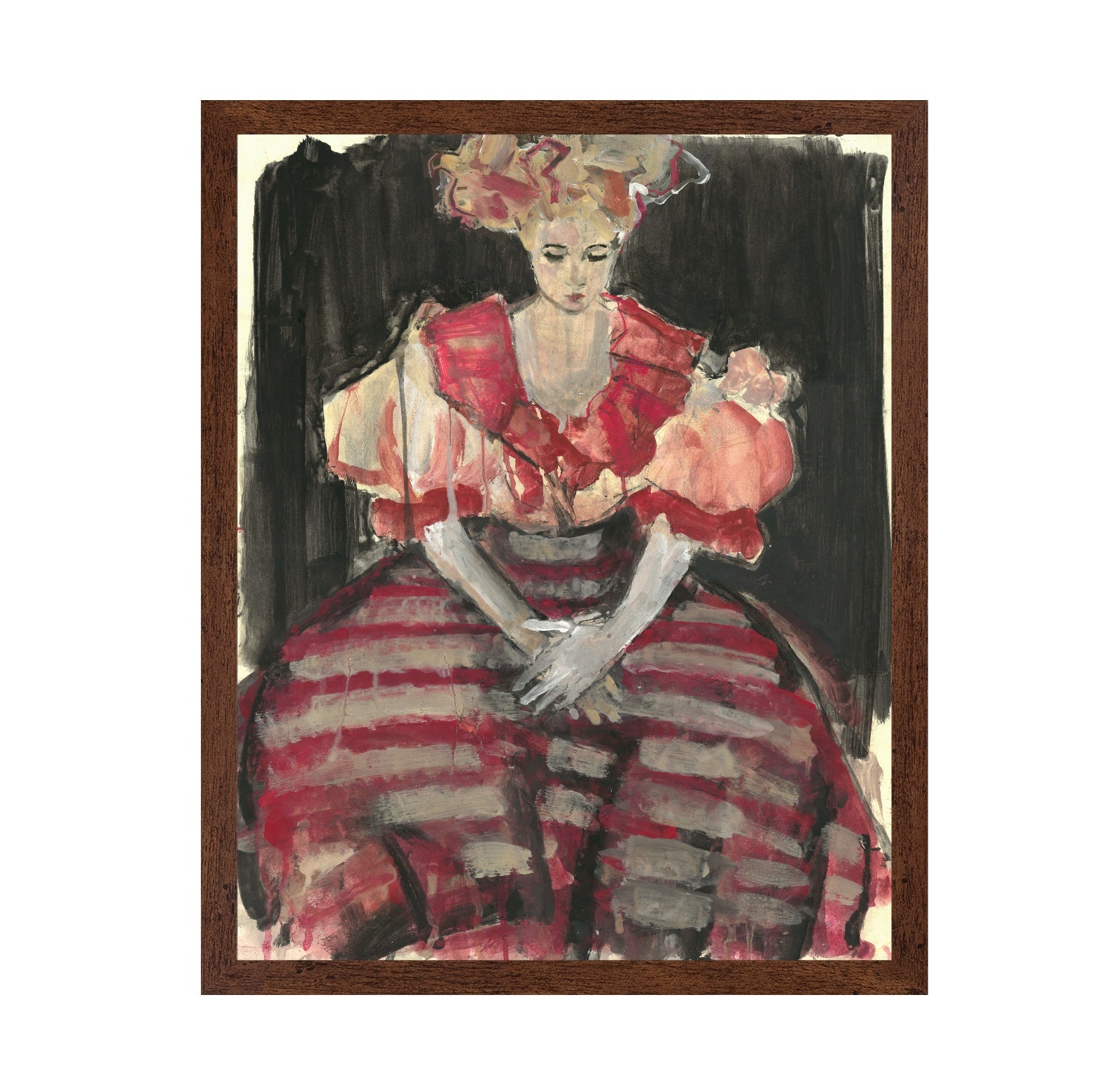 Red Dress Portrait No1