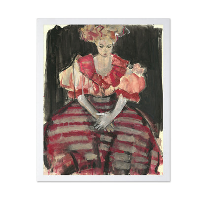 Red Dress Portrait No1