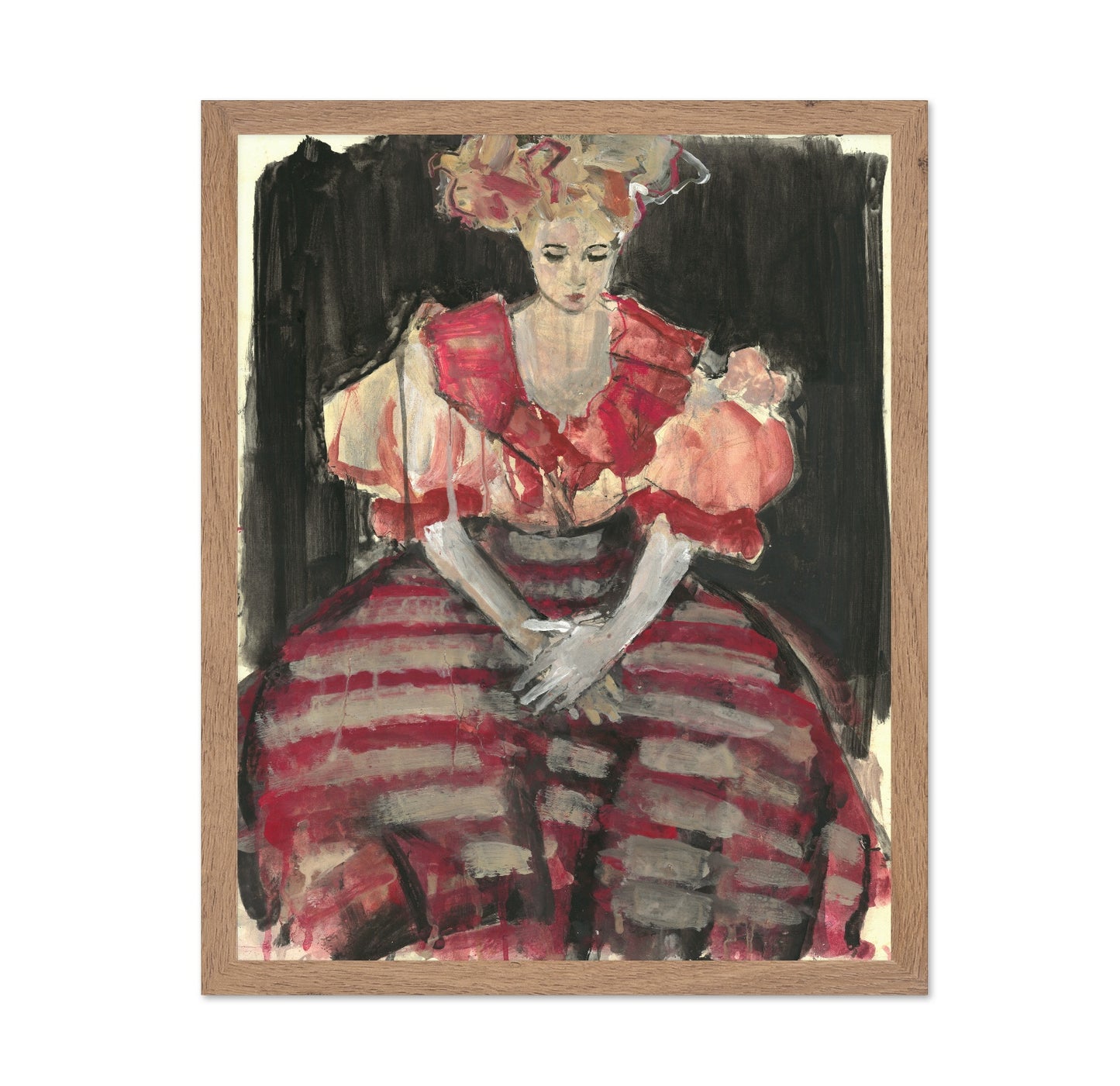 Red Dress Portrait No1