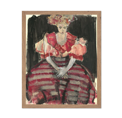 Red Dress Portrait No1