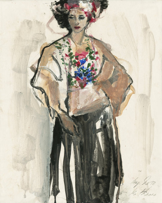 Floral Fashion Figure