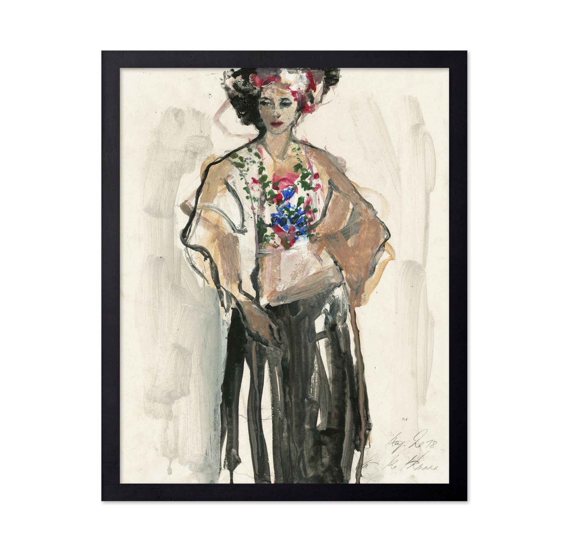 Floral Fashion Figure