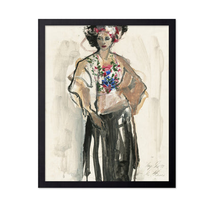 Floral Fashion Figure