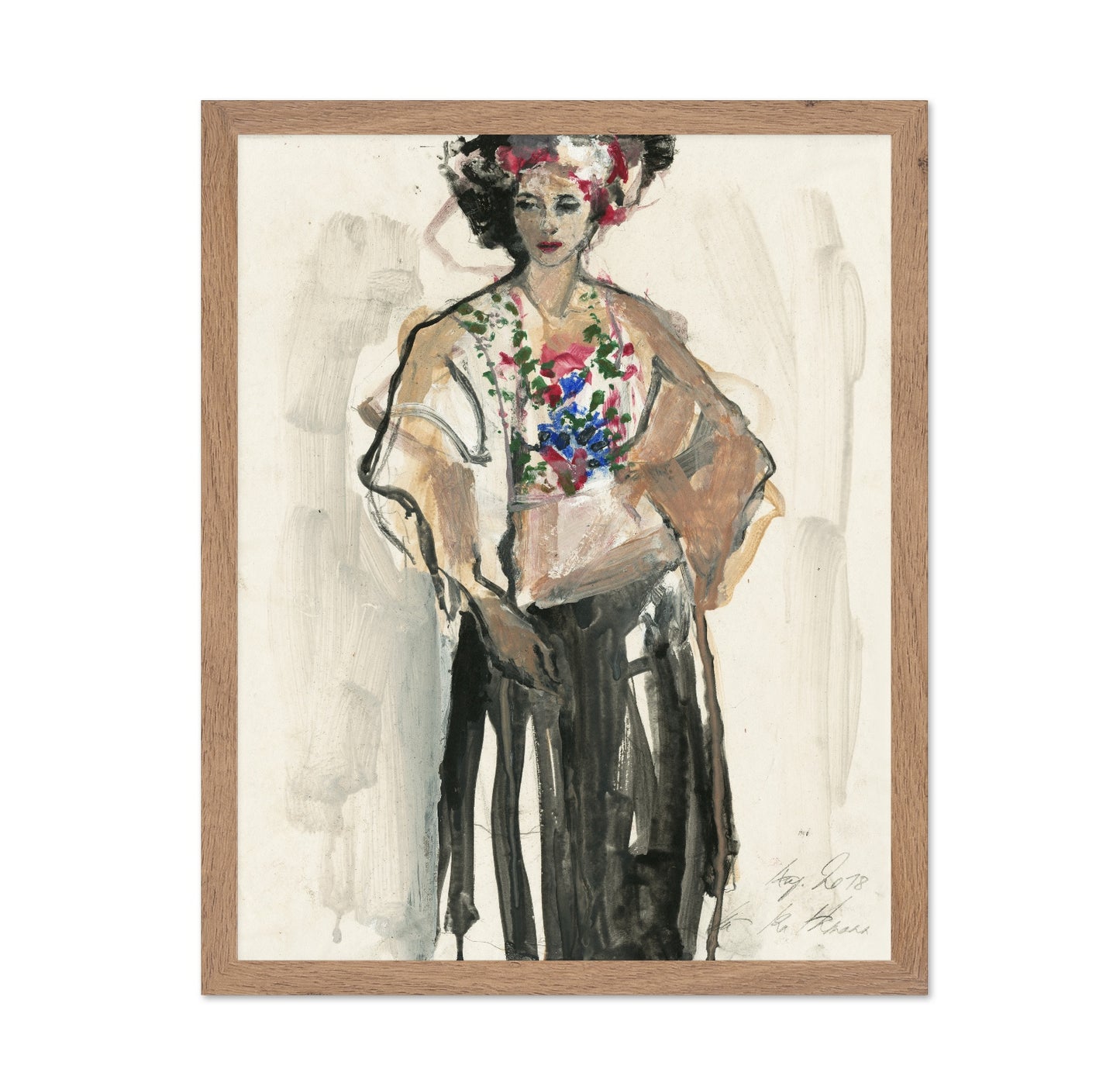 Floral Fashion Figure