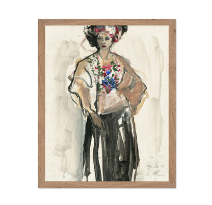 Floral Fashion Figure
