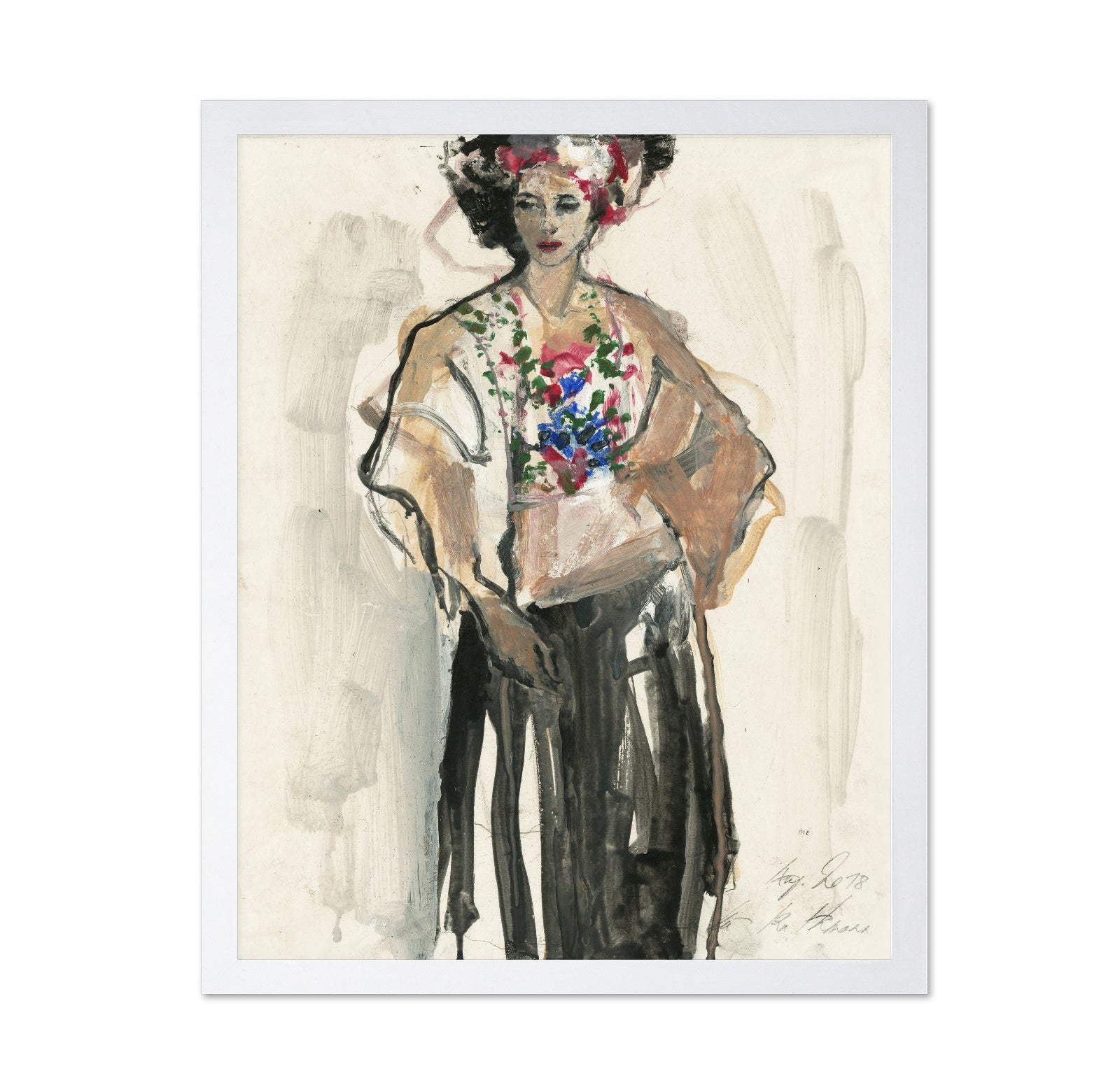Floral Fashion Figure