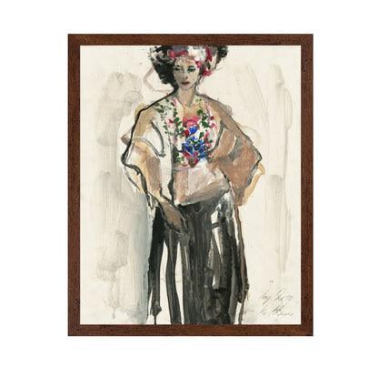 Floral Fashion Figure
