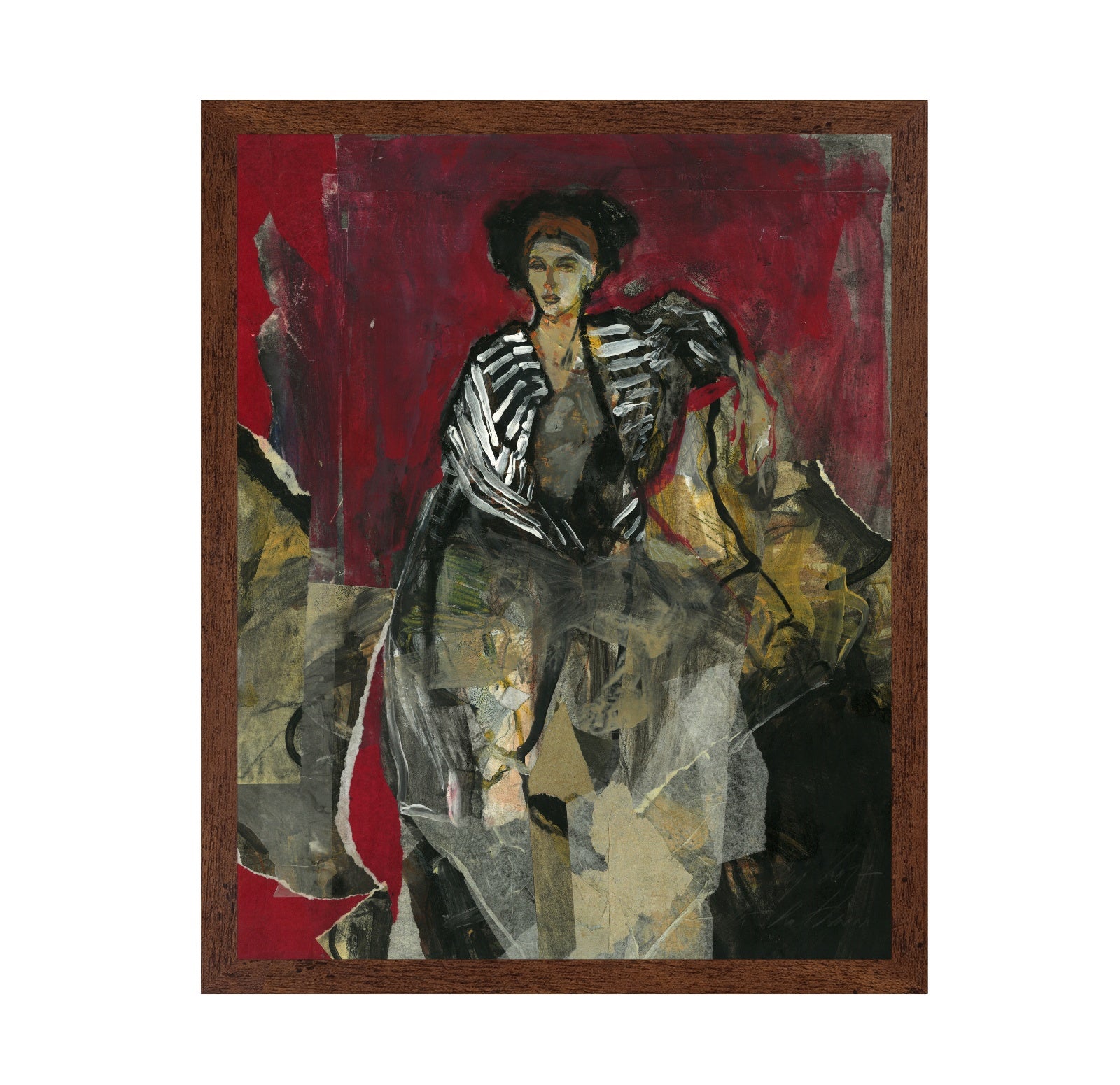 Vintage Figure Collage