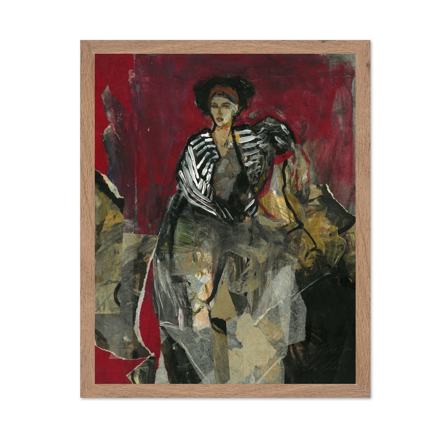 Vintage Figure Collage
