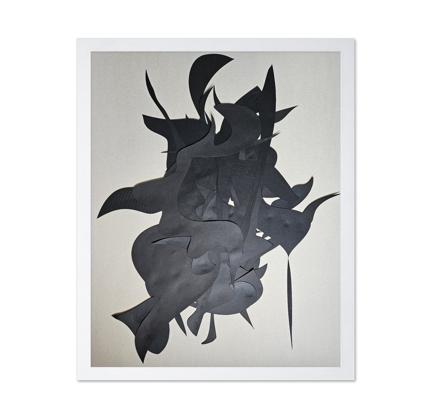 Black Paper Shapes