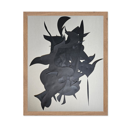 Black Paper Shapes