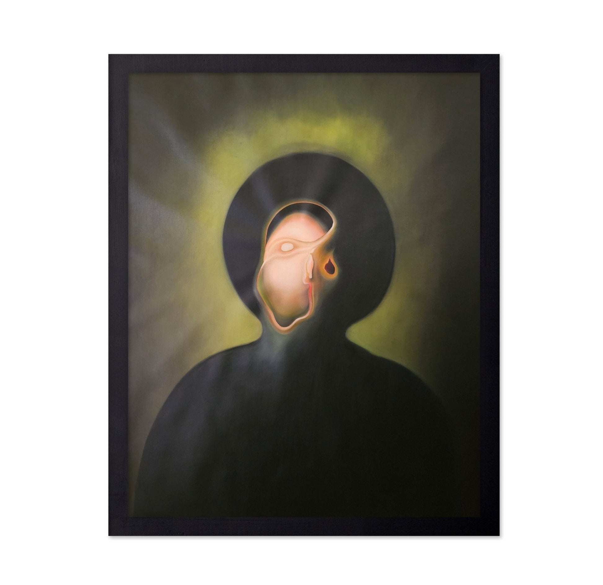 Melting Face Silhouette