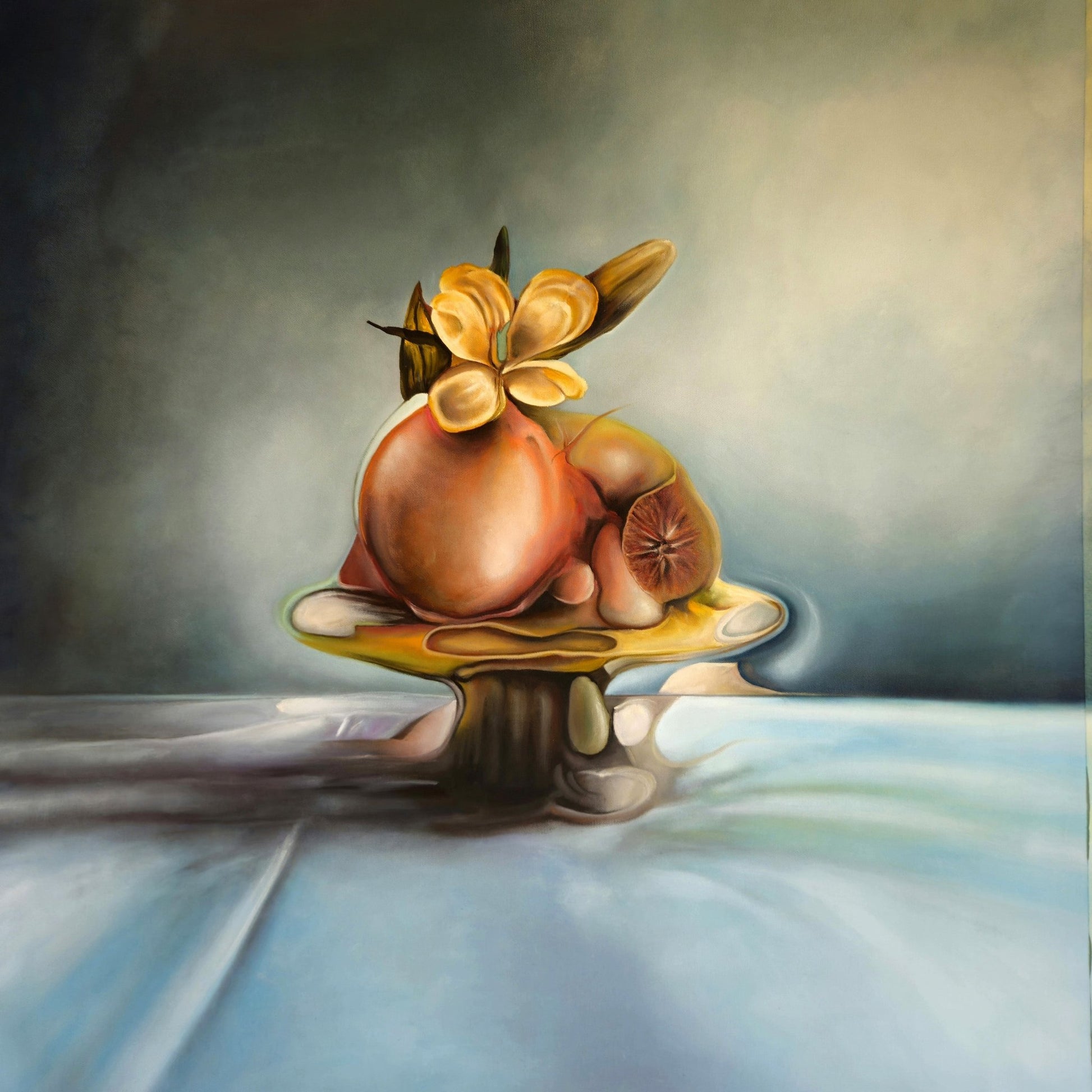 Golden Fruit Still Life