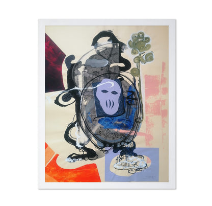 Masked Abstract Figure