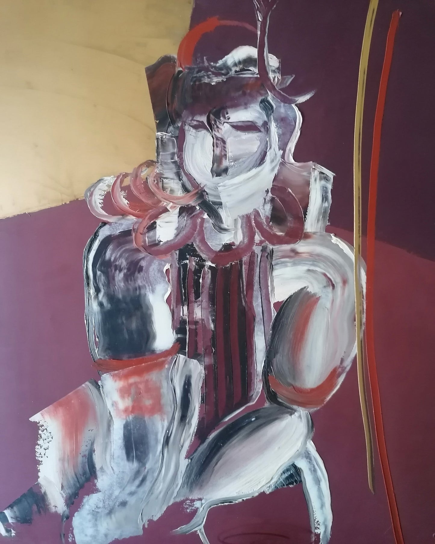 Abstract Warrior Figure