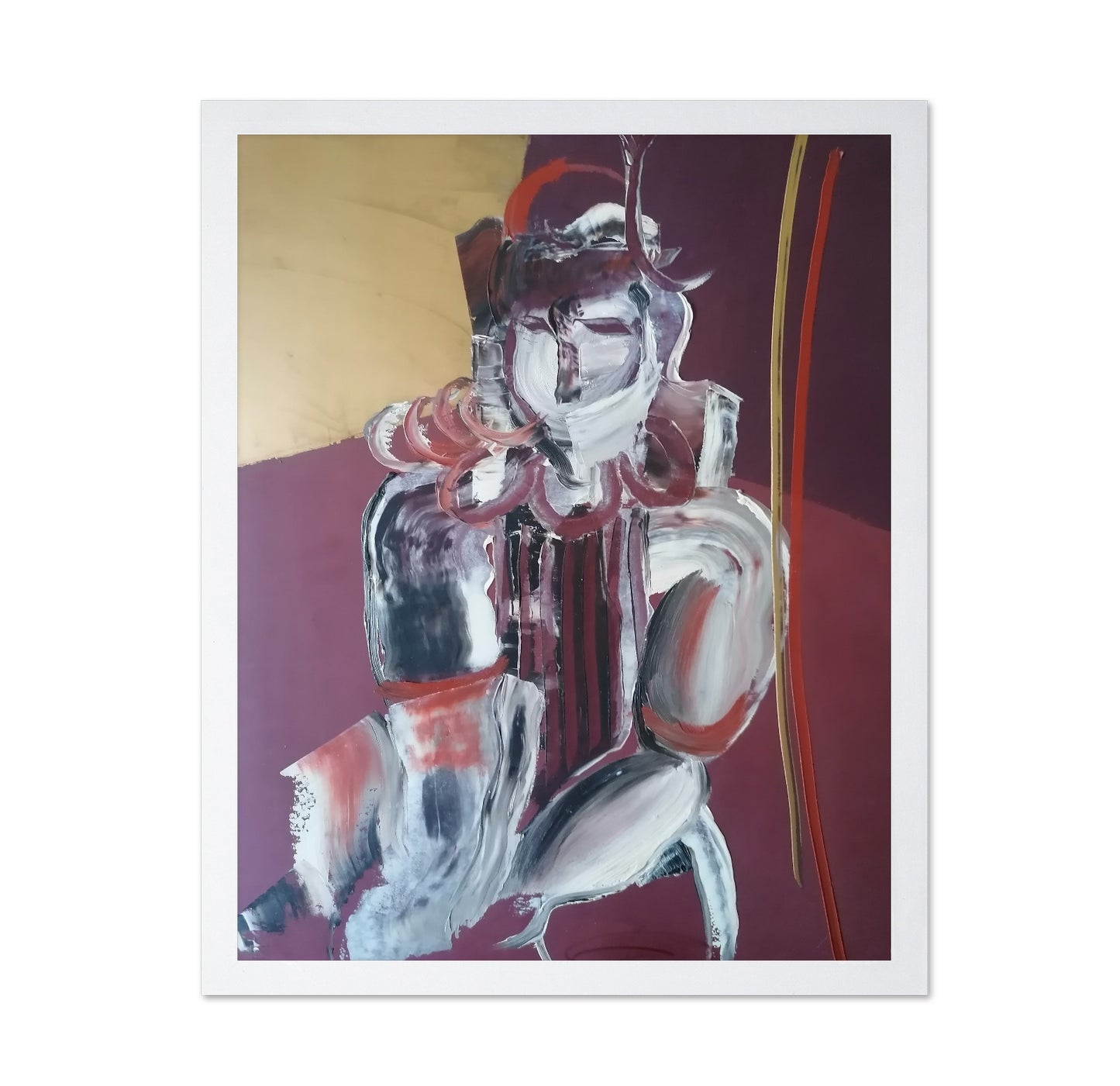 Abstract Warrior Figure