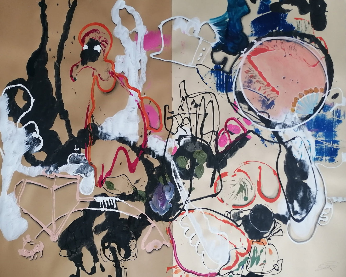 Chaotic Abstract Composition